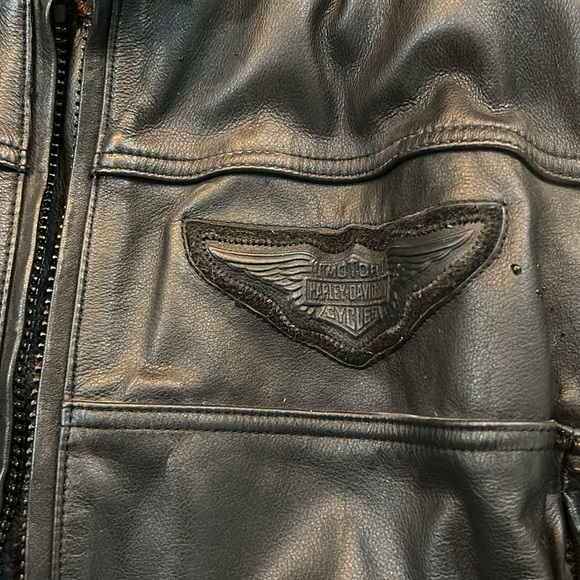 HARLEY-DAVIDSON Men Competition ll Touring Leather Jacket - Picture 4 of 16